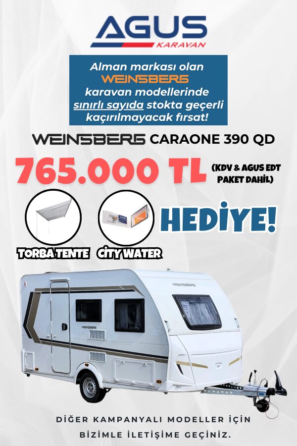 Agus - Weinsberg CARAONE 390 QD Karavan satın al