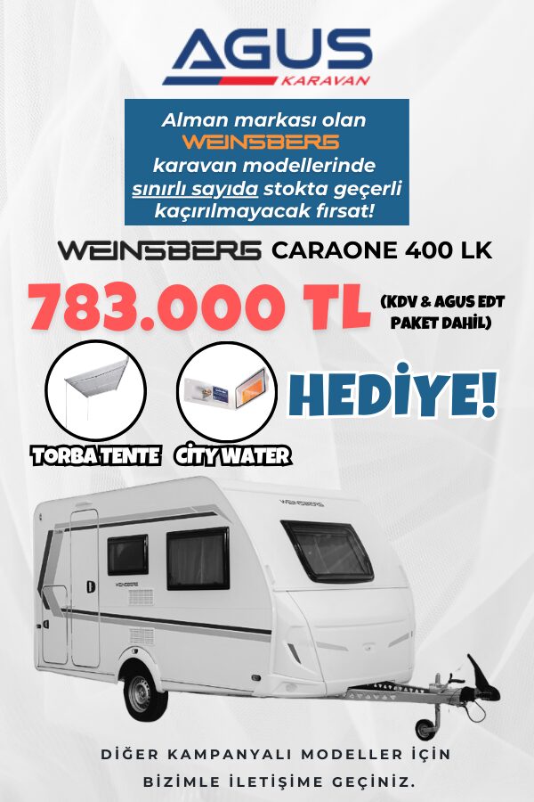 Agus - Weinsberg CARAONE 400 LK Karavan satın al